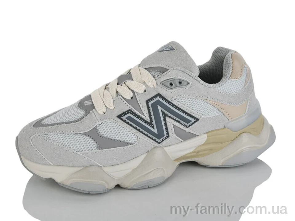 Кросівки штучна замша-текстиль сірий жінки -, Жіночі кросівки оптом