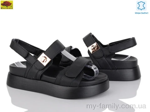 Босоніжки натуральна шкіра чорний жінки -, Жіночі босоніжки оптом