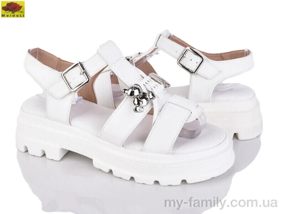 Босоніжки штучна шкіра білий жінки -, Жіночі босоніжки оптом