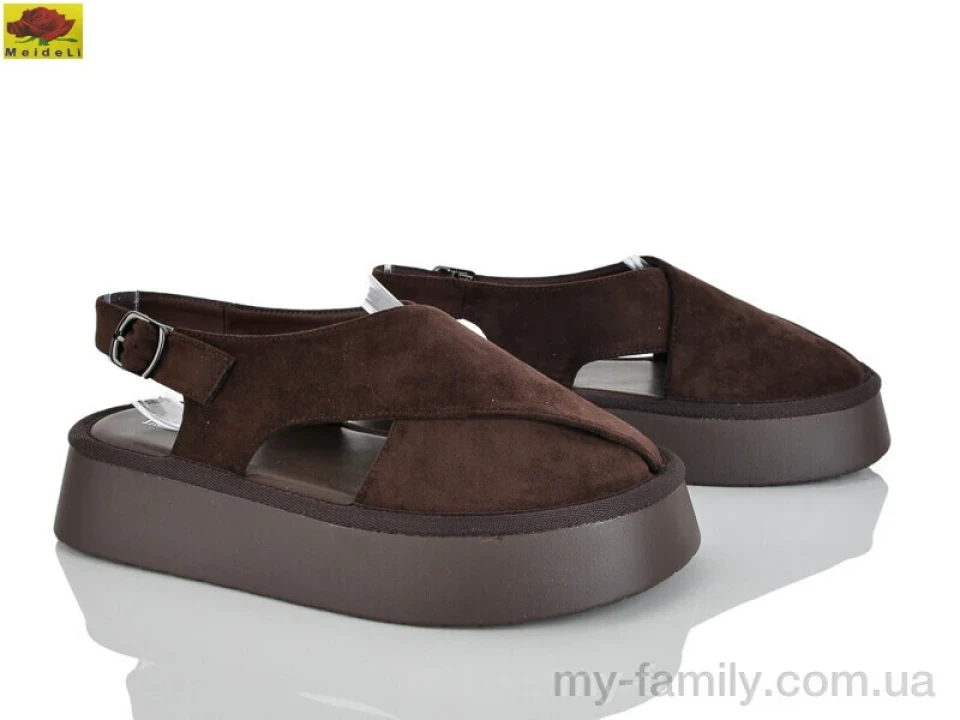 Босоніжки штучна замша коричневий жінки -, Жіночі босоніжки оптом