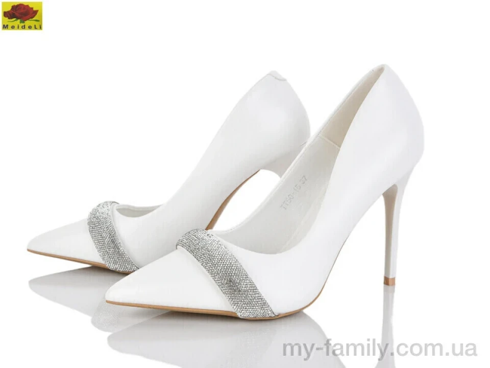 Туфлі штучна шкіра білий жінки -, Туфлі жіночі оптом