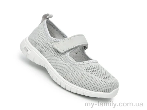 Туфлі текстиль сірий діти дівчинка, Дитячі туфлі оптом