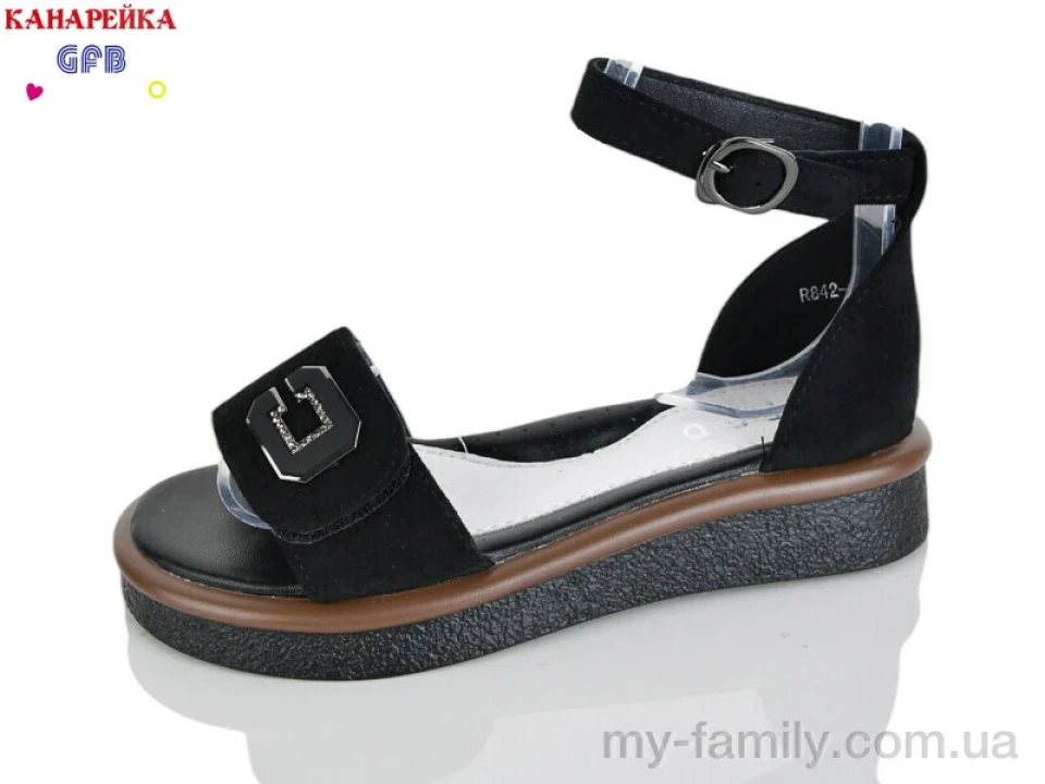 Босоніжки штучна замша чорний діти дівчинка, Взуття оптом діти