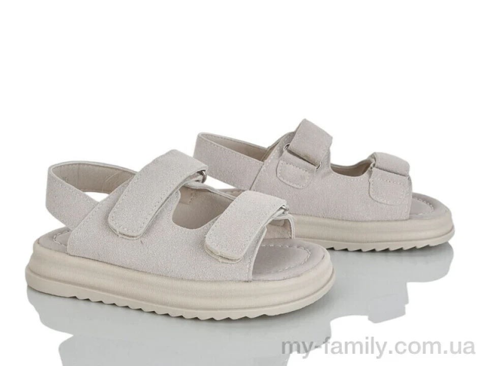 Босоніжки штучна замша бежевий діти дівчинка, Взуття оптом діти