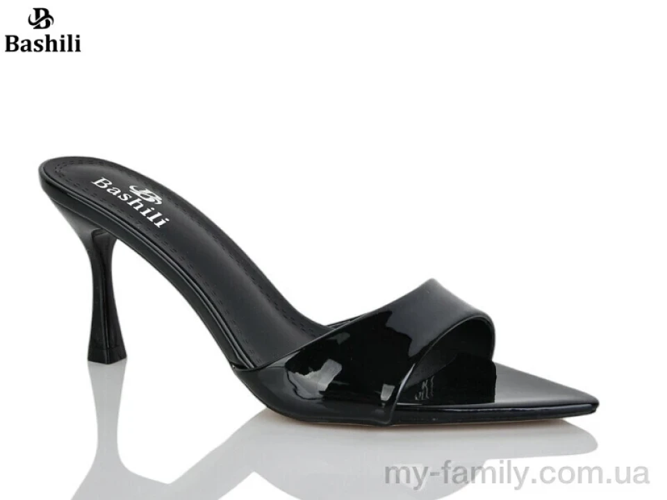 Шльопанці штучний лак чорний жінки дівчинка, Жіночі шльопанці оптом