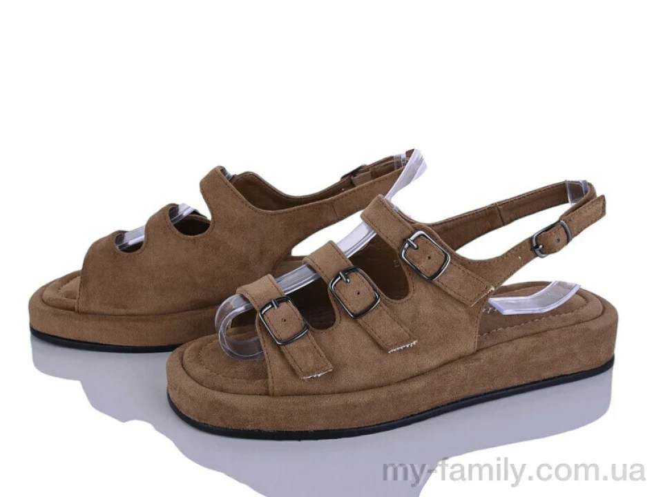 Босоніжки штучна замша коричневий жінки -, Жіночі босоніжки оптом