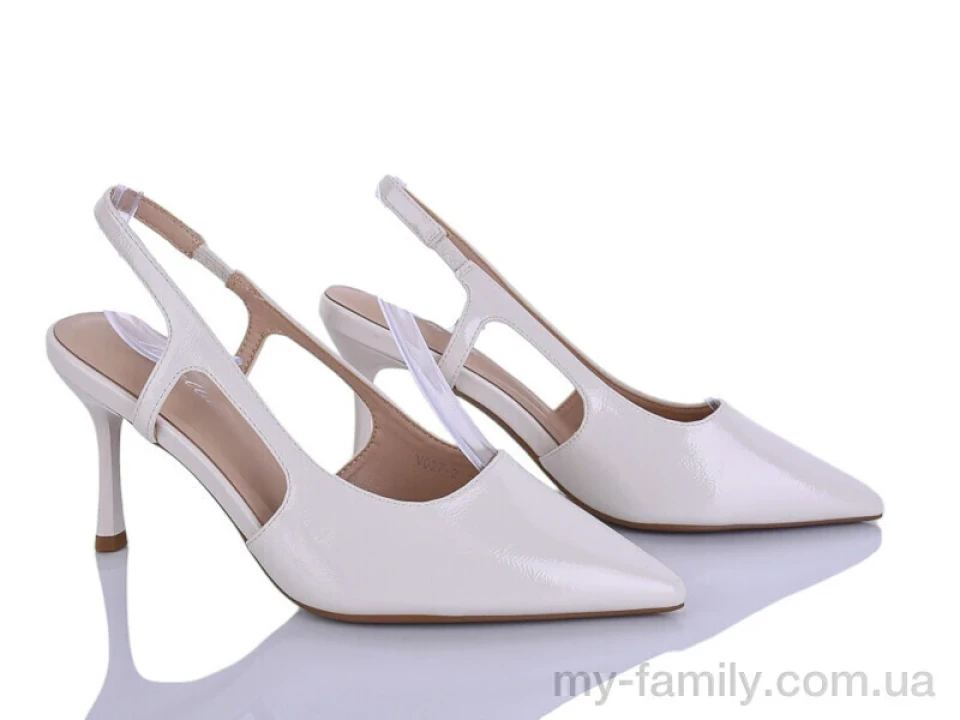 Туфлі штучний лак бежевий жінки -, Туфлі жіночі оптом