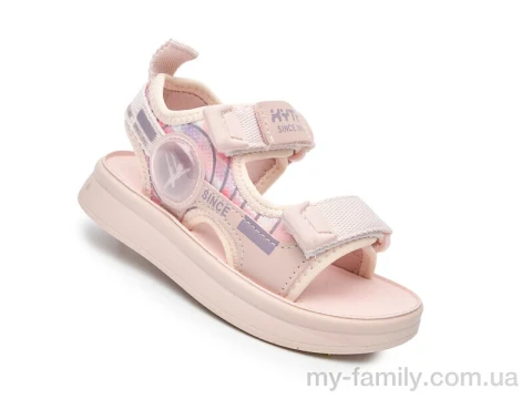 Босоніжки штучна шкіра-текстиль рожевий діти дівчинка, Взуття оптом діти