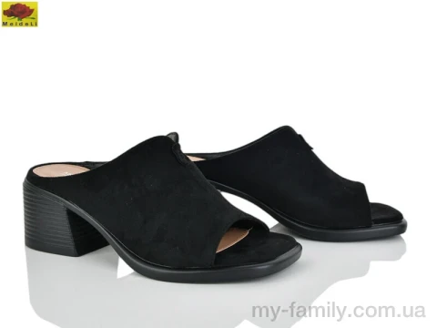 Шльопанці натуральна замша чорний жінки -, Жіночі шльопанці оптом