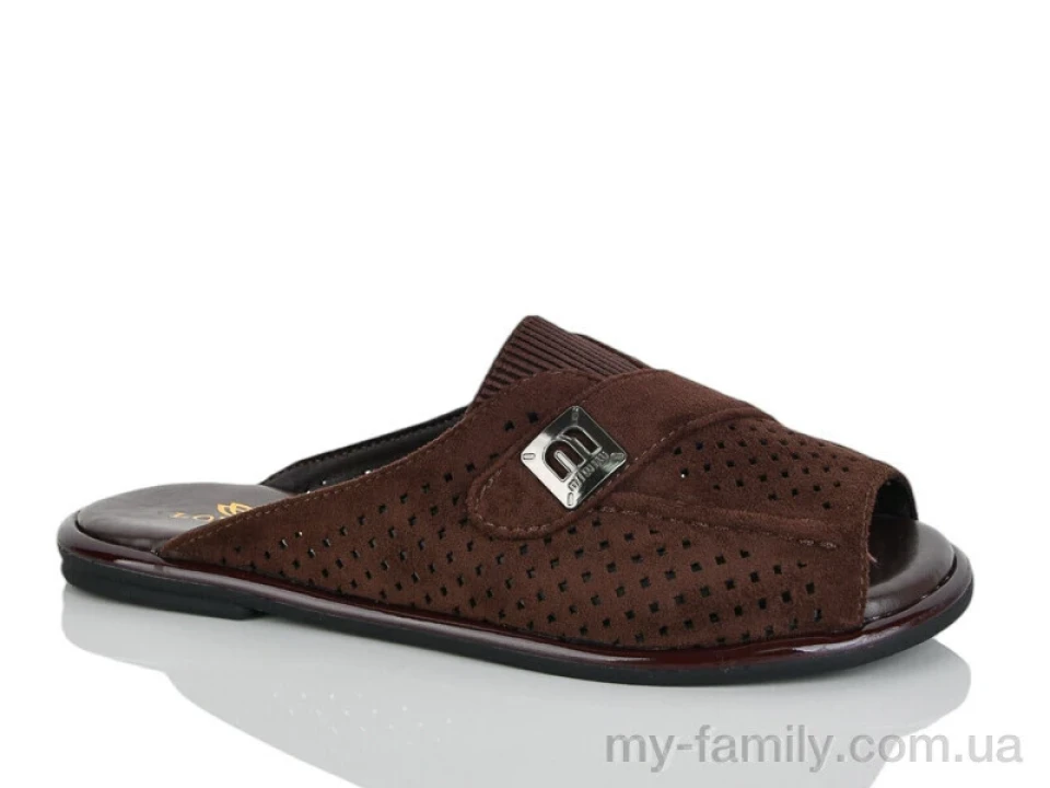 Шльопанці штучна замша коричневий жінки -, Жіночі шльопанці оптом