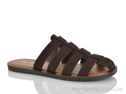 Шльопанці штучна замша коричневий жінки -, Жіночі шльопанці оптом