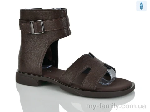 Босоніжки штучна шкіра коричневий жінки -, Жіночі босоніжки оптом