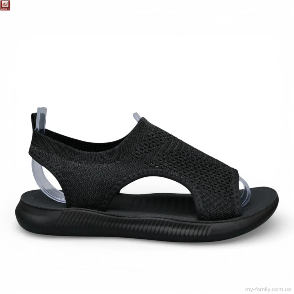 Босоніжки текстиль чорний жінки -, Жіночі босоніжки оптом