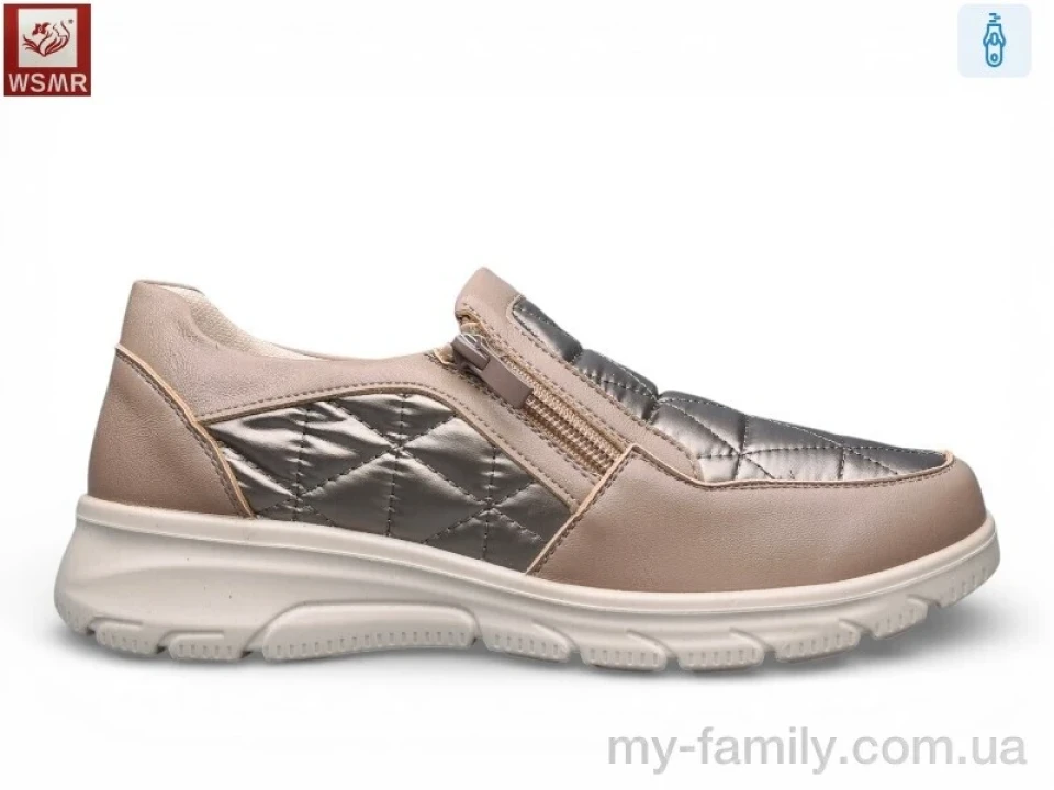 Туфлі штучна шкіра-плащівка коричневий жінки -, Туфлі жіночі оптом