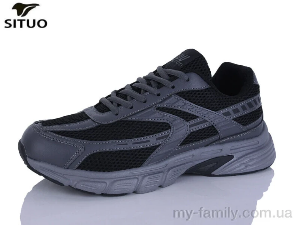 Кросівки штучна шкіра-текстиль чорний чоловіки -, Чоловічі кросівки оптом