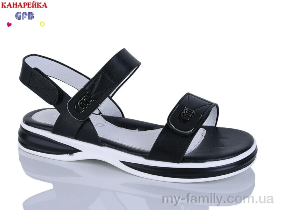 Босоніжки штучна замша-текстиль чорний діти дівчинка, Взуття оптом діти