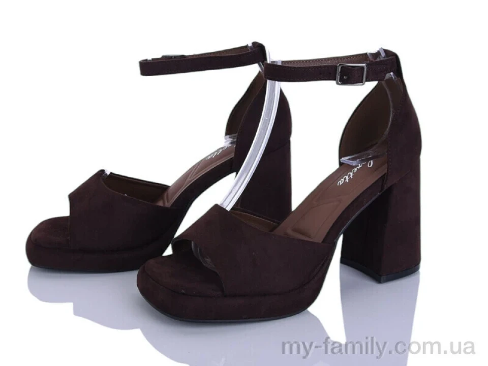 Босоніжки штучна замша коричневий жінки -, Жіночі босоніжки оптом