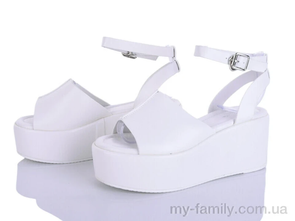 Босоніжки штучна шкіра білий жінки -, Жіночі босоніжки оптом