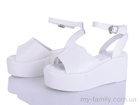 Босоніжки штучна шкіра білий жінки -, Жіночі босоніжки оптом