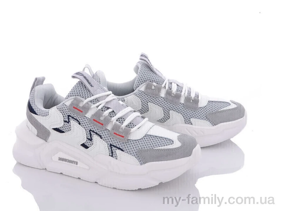 Кросівки штучна шкіра-текстиль сірий чоловіки -, Чоловічі кросівки оптом