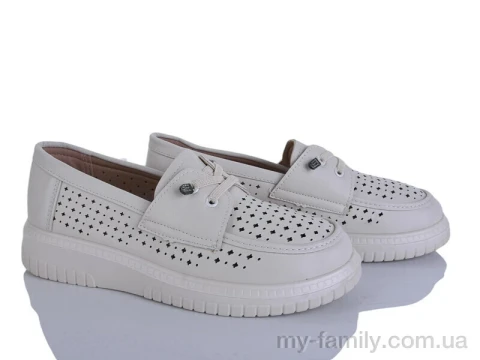 Туфлі штучна шкіра бежевий жінки -, Туфлі жіночі оптом