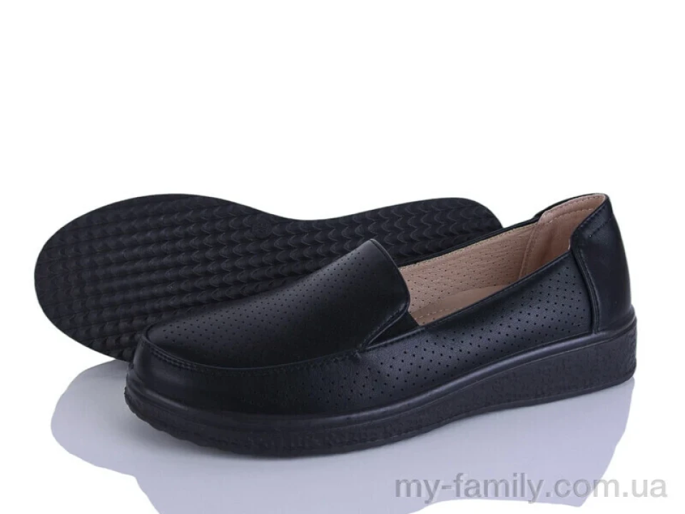 Туфлі штучна шкіра чорний жінки -, Туфлі жіночі оптом