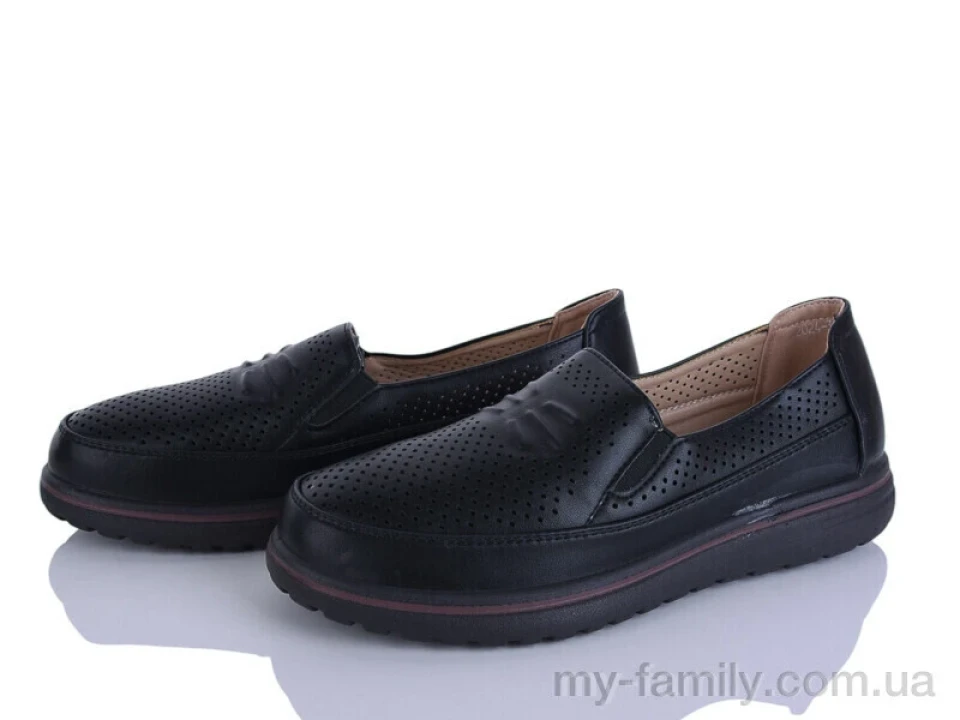 Туфлі штучна шкіра чорний жінки -, Туфлі жіночі оптом