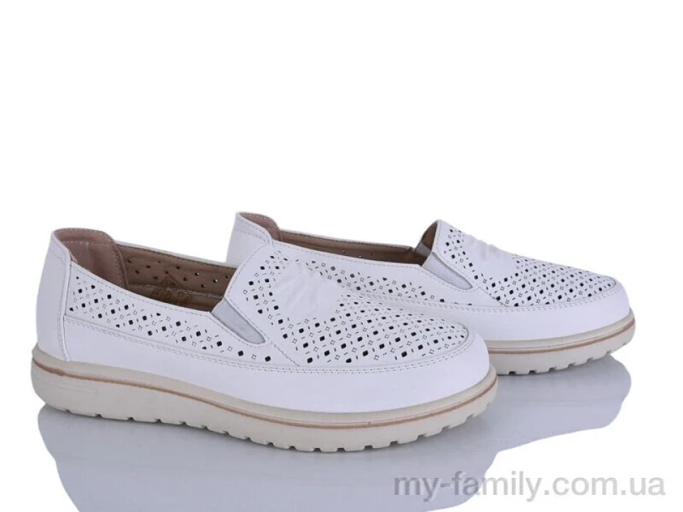 Туфлі штучна шкіра білий жінки -, Туфлі жіночі оптом