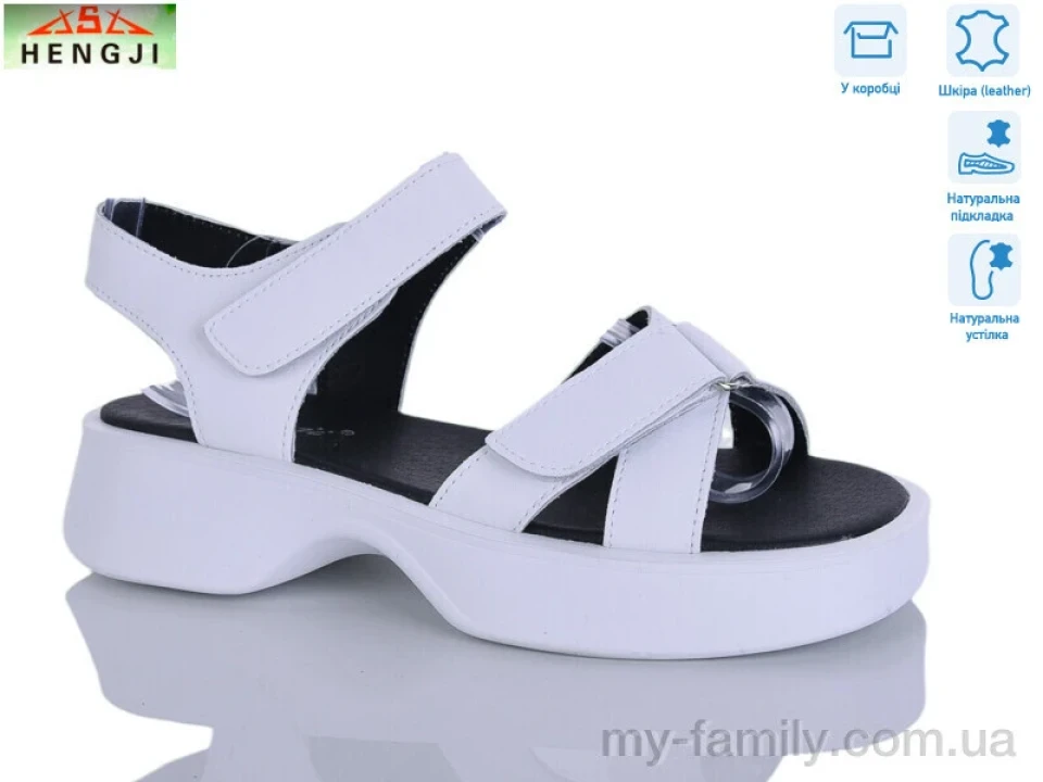 Босоніжки натуральна шкіра білий жінки -, Жіночі босоніжки оптом