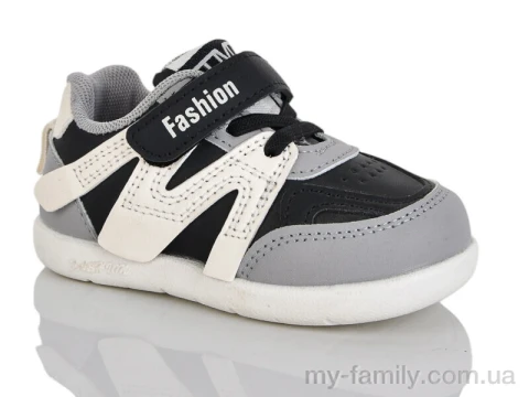 Кросівки штучна шкіра чорний діти унісекс, Дитячі кросівки оптом