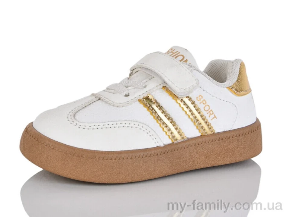 Кросівки штучна шкіра білий діти унісекс, Дитячі кросівки оптом