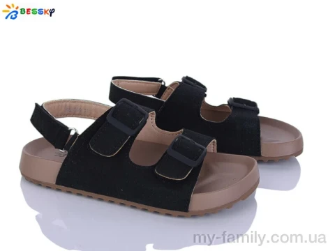 Босоножки искусственная замша черный дети унисекс, Взуття оптом дети