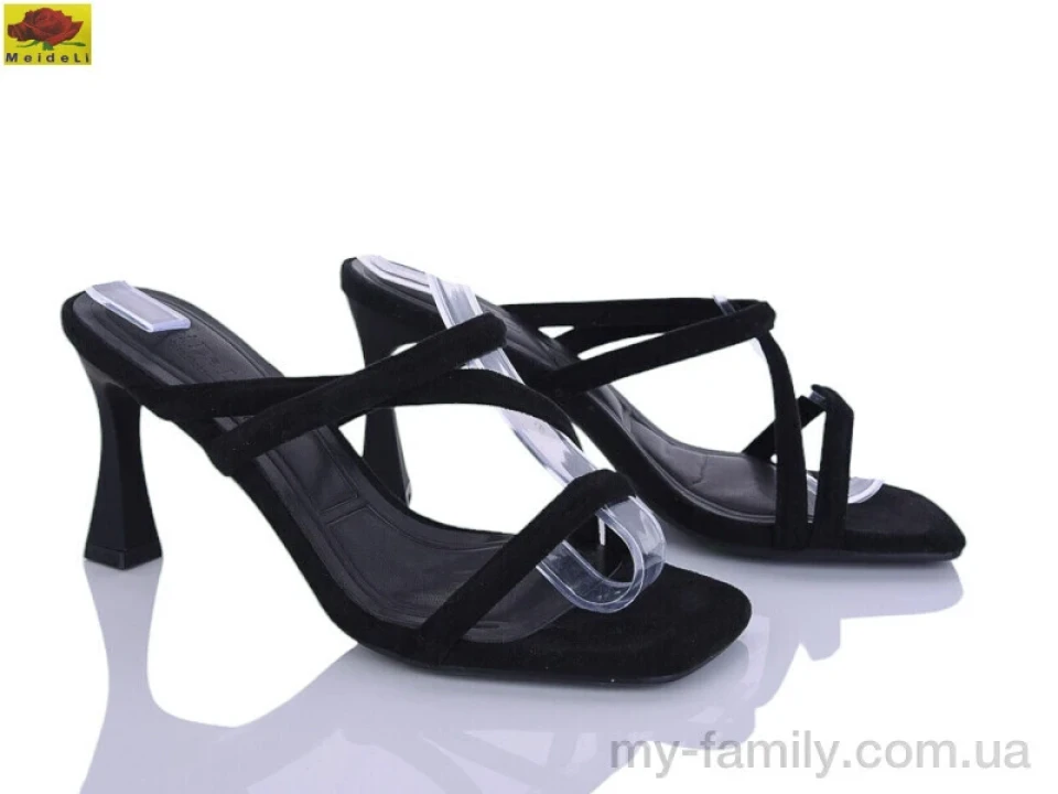 Босоніжки штучна замша чорний жінки -, Жіночі босоніжки оптом