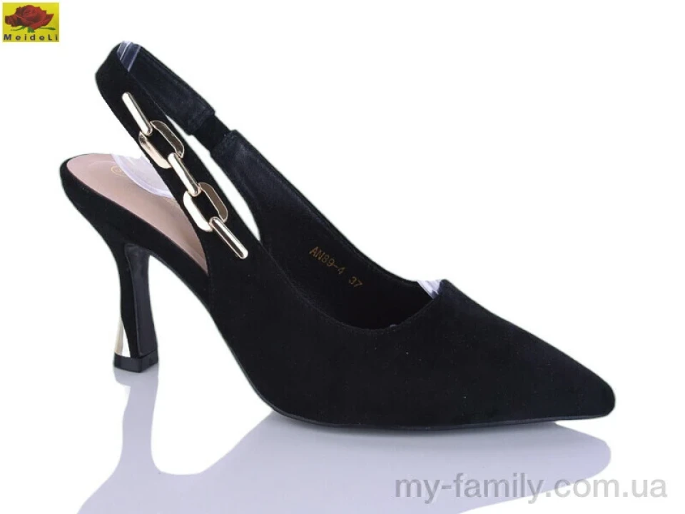 Туфлі штучна замша чорний жінки -, Туфлі жіночі оптом