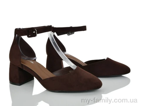 Туфлі штучна замша коричневий жінки -, Туфлі жіночі оптом