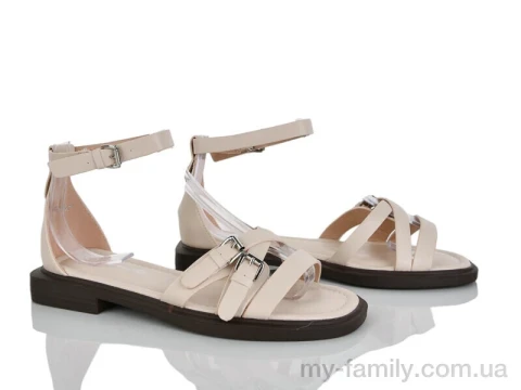 Босоніжки штучна шкіра бежевий жінки -, Жіночі босоніжки оптом