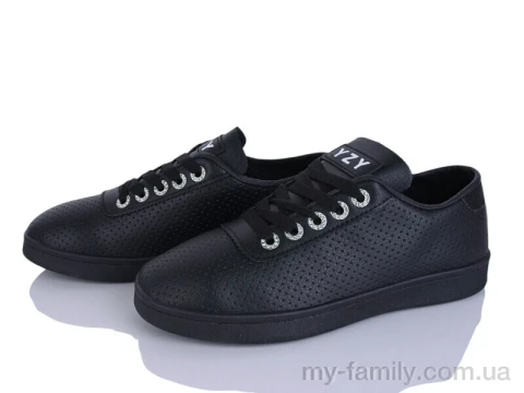 Кросівки штучна шкіра чорний жінки -, Жіночі кросівки оптом