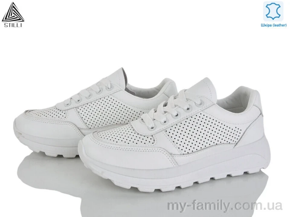 Кросівки натуральна шкіра білий жінки -, Жіночі кросівки оптом