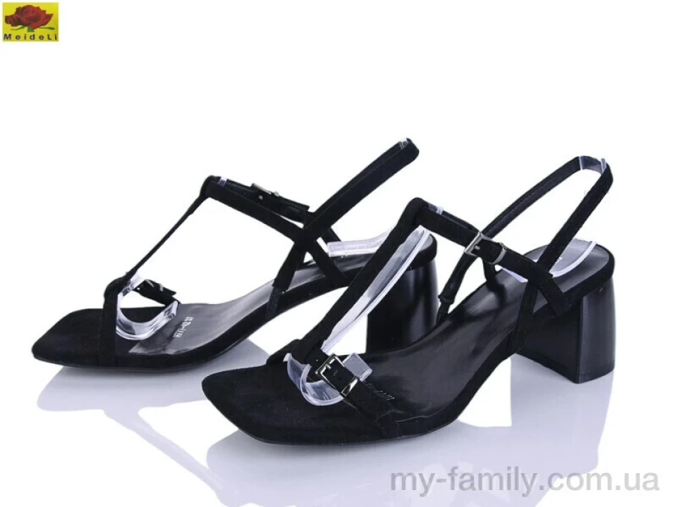 Босоніжки штучна замша чорний жінки -, Жіночі босоніжки оптом