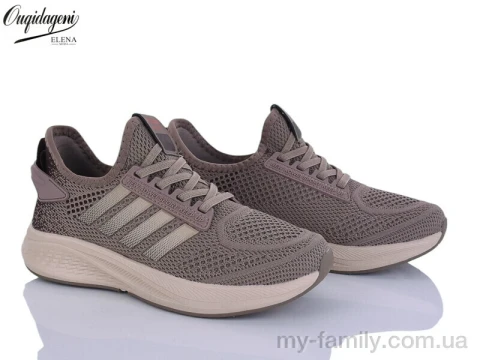 Кросівки текстиль коричневий жінки -, Жіночі кросівки оптом