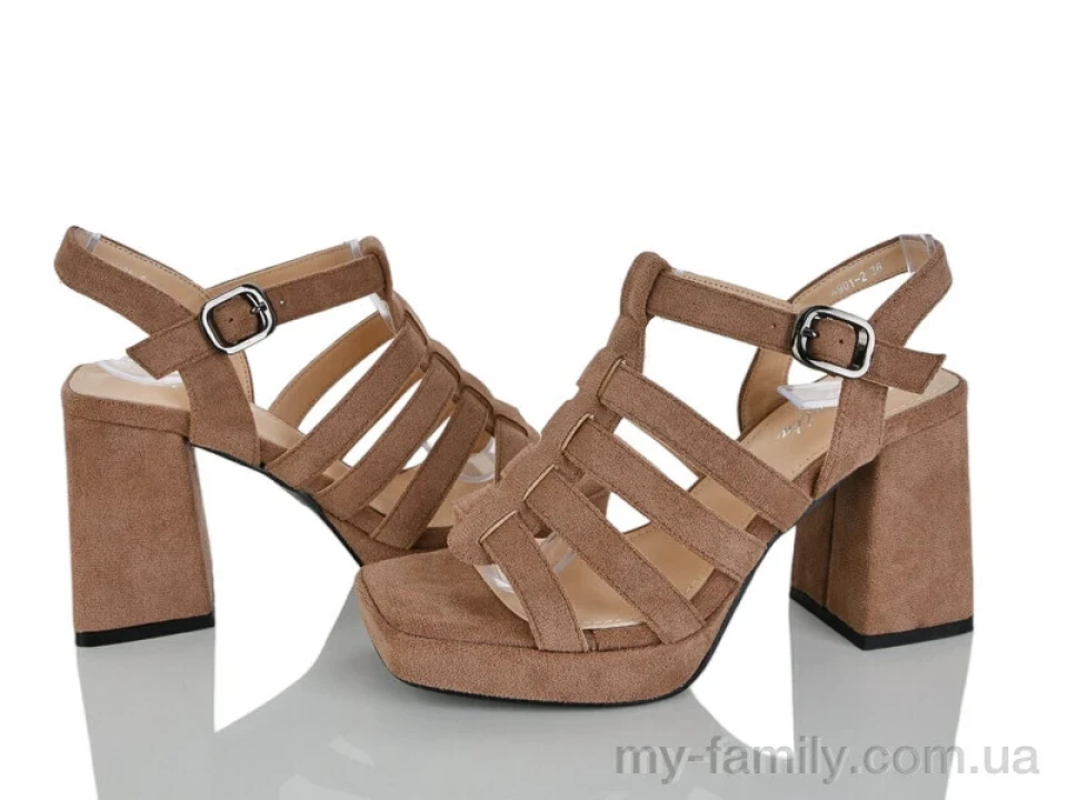 Босоніжки штучна замша коричневий жінки -, Жіночі босоніжки оптом