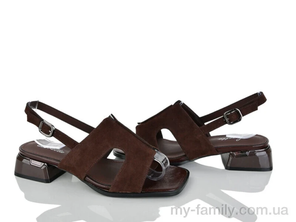 Босоніжки штучна замша коричневий жінки -, Жіночі босоніжки оптом