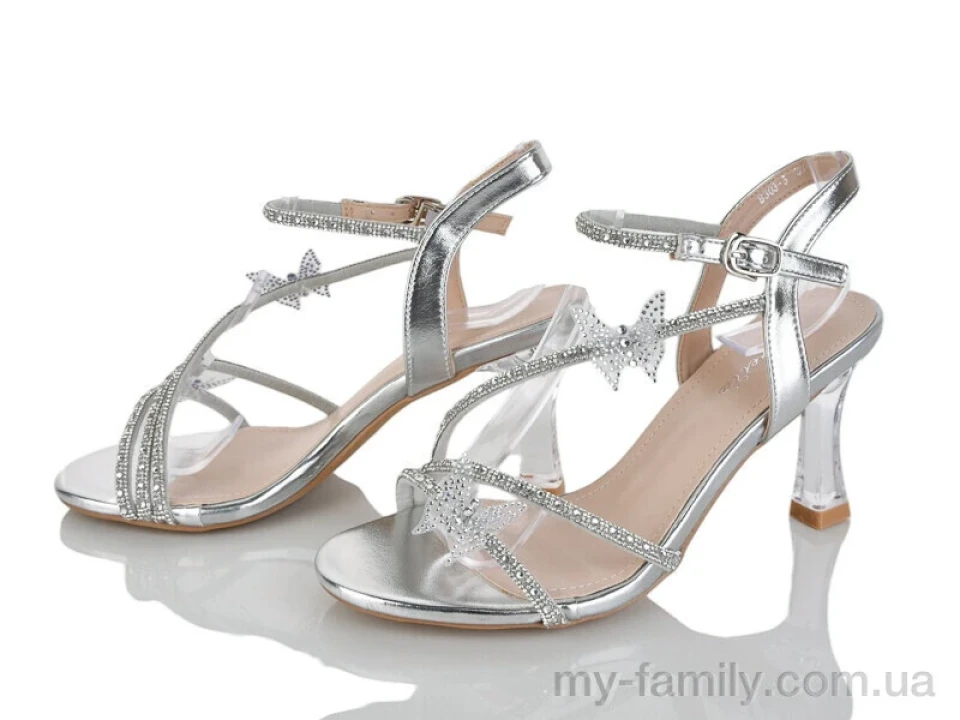 Босоніжки штучна шкіра срібний жінки -, Жіночі босоніжки оптом