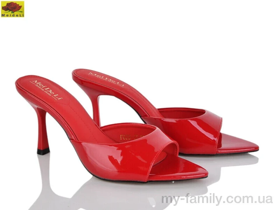 Шльопанці штучний лак червоний жінки -, Жіночі шльопанці оптом