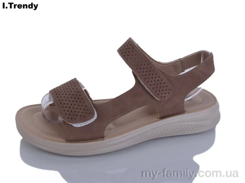 Босоніжки штучний нубук коричневий жінки -, Жіночі босоніжки оптом