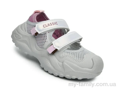 Кросівки штучна шкіра-текстиль сірий діти дівчинка, Дитячі кросівки оптом