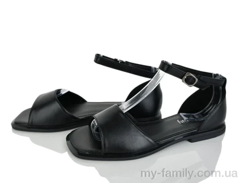 Босоніжки штучна шкіра чорний жінки -, Жіночі босоніжки оптом