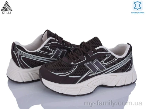 Кросівки натуральна шкіра-текстиль коричневий жінки -, Жіночі кросівки оптом