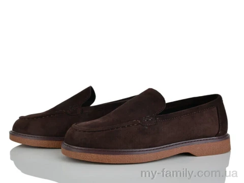 Туфлі штучна замша коричневий жінки -, Туфлі жіночі оптом