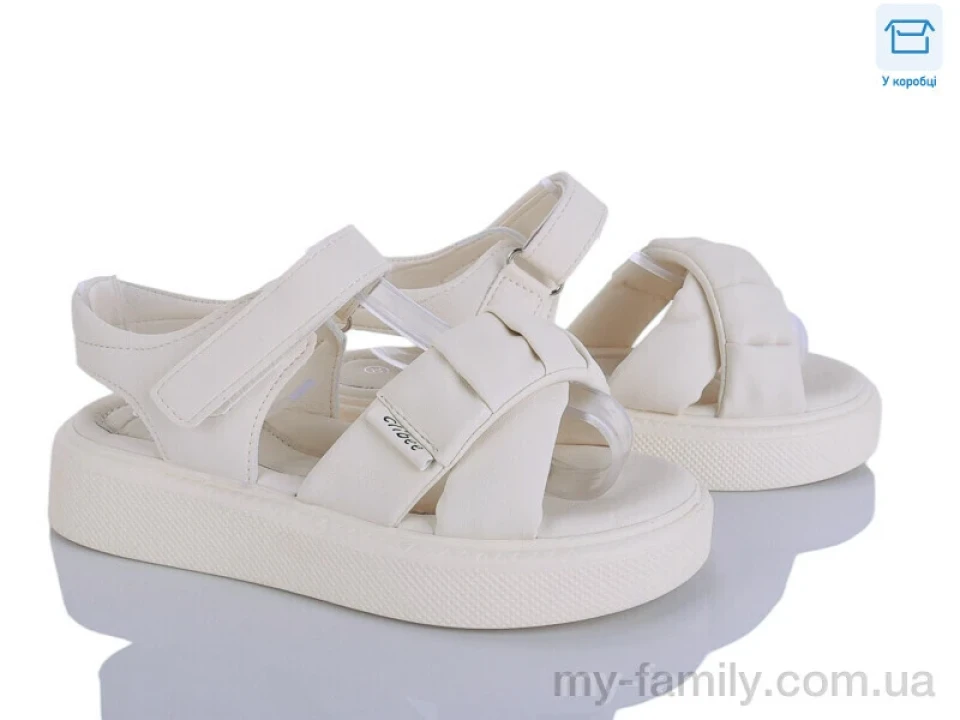 Босоніжки штучна шкіра бежевий діти дівчинка, Взуття оптом діти